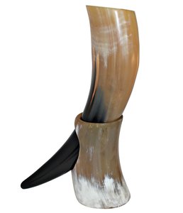 Festive Viking <b>Drinking</b> <b>Horn</b> Eco-Friendly Polished Handcrafted for Mead & Ale for Christmas Feasts and Holiday Cheers - Product Image 5