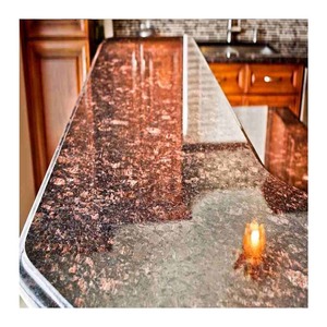 Tan Brown Granite Slabs 3cm Polished Natural <b>Stone</b> Countertops Bulk Wholesale Supplier Export Quality India - Product Image 4