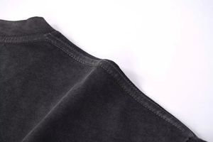 เสื้อยืดถักผ้าฝ้าย100% สำหรับผู้ชายทรงหลวมพิมพ์ลายกำหนดเองได้ป้องกันริ้วรอยแห้งเร็ว - Product Image 4