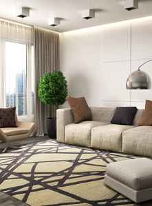 Tapis en laine d'intérieur de luxe, tapis en laine tissés à la main pour le salon, la chambre à coucher et la salle de jeux pour enfants - Product Image 4