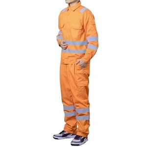 El mejor diseño de alta calidad anticorte PP logotipo personalizado mono de trabajo de seguridad para hombres y mujeres ropa de trabajo - Product Image 5