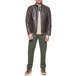 Servicio OEM/ODM 2025, Diseño Personalizado con Logotipo, Chaqueta Elegante para Hombre, Chaqueta de Cuero Cómoda de Alta Calidad - Product Image 5