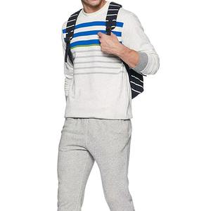 Otoño Invierno Streetwear 100% algodón hombres cremallera sudadera conjunto al por mayor personalizado sublimado 3D impreso chándales transpirables - Product Image 3