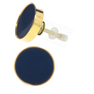 Perillas de gabinete de latón de resina azul cobalto tiradores versátiles para cocina sala de estar almacén al aire libre. para baño Villa Hotel - Product Image 2