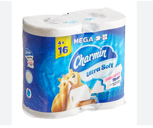 Papel higiénico ultra suave de Charmins de buena calidad, 12 mega rollos, 224 hojas por rollo, en stock, Comprar ahora - Product Image 3