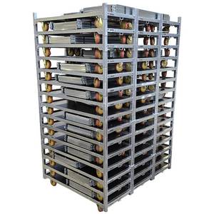 Ensemble chariot et étagères DC par CUBE - Étagères et supports empilables - Product Image 1