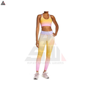 Conjunto Deportivo de Yoga de 2 Piezas de Alta Calidad, Cintura Alta, Tallas Grandes, Personalizado, de Secado Rápido para Gimnasio y Fitness - Product Image 4