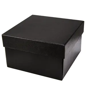 2024 Support individuelles Logo hölzerne Uhrenbox Luxus Klavierfarbe individuelles Logo braun schwarze Uhrenverpackungsbox Hülle