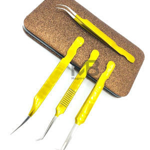 Pinzas para Pestañas de Acero Inoxidable, Hechas en Pakistán, Servicio OEM, Alta Calidad, Duraderas, Antideslizantes, Puntas Puntiagudas, Colores Personalizados, 2026 - Product Image 2