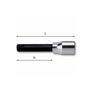 Llaves de vaso USAG de 1/2'' para tornillos hexagonales estriados para aplicaciones RIBE - Product Image 1