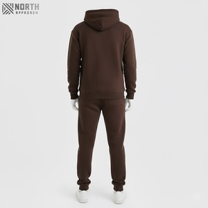 Ensemble Pantalon de survêtement avec logo 3d personnalisé de haute qualité Survêtement à capuche lourd avec sérigraphie brodée imprimée en soie Ensemble 2 pièces pour hommes - Product Image 2