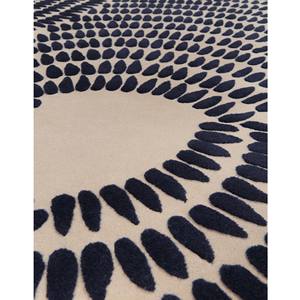 Alfombra de lana con mechones a mano personalizada alfombra abstracta redonda geométrica moderna alfombra hecha a mano de diseñador para sala de estar dormitorio hogar - Product Image 2