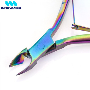 Coupe-cuticules professionnel robuste pour ongles de pieds, modèle Rainbow, vente en gros directe usine INNOVAMED - Product Image 6