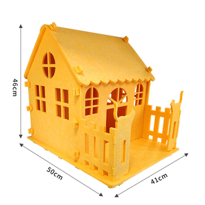 Nichoir pour chat insonorisé écologique personnalisable, pliable, modulaire, en feutre acoustique, amovible, lavable, lits pour animaux de compagnie d'intérieur - Product Image 2