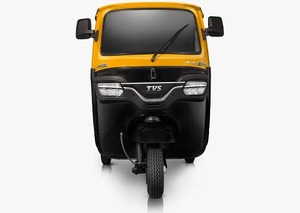 Tricycle électrique pour passagers 48V 801-1000W, carrosserie fermée, 4 places, capacité de charge 300-400 kg, pour usage rural - Product Image 3