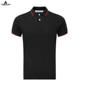Personalizado de manga corta de alta calidad 250 gramos Oversize Casual verano 100% algodón transpirable hombres Polo - Product Image 3
