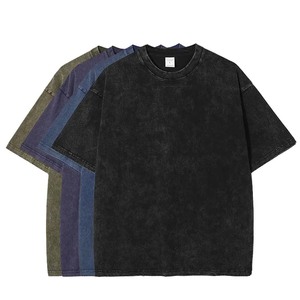 Vintage Crew Neck Printed Short <b>Sleeve</b> Cotton <b>Mens</b> Loose Fit Acid Wash <b>T</b>-<b>Shirt</b> - Product Image 6