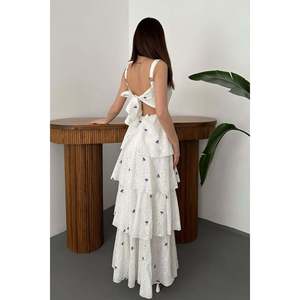 Vestido Lila con Lazos en la Espalda - Lila - Product Image 4