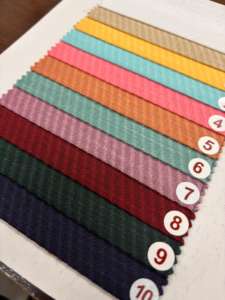 Tela para camisa Dobby de algodón polivinílico texturizado de 58 pulgadas de alta calidad, tela tejida duradera y elegante para ropa - Product Image 4