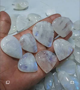 Nueva llegada púrpura llamativo labradorita forma de pera cabujón piedra preciosa suave cabujón suelto para San Valentín joyería piedras preciosas - Product Image 3