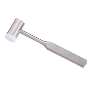Venta al por mayor Mead Mallet 330 GR mango hueco Cabeza de Acero discos hueso mazo Acero inoxidable ortopédico martillo quirúrgico - Product Image 1
