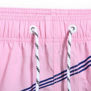 Shorts en toile sublimée de haute qualité pour hommes 2024, taille élastique, séchage rapide, motif uni unique, coupe oversize, style hip-hop, double face - Product Image 3