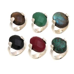 แหวนเงินแท้ 925 ชุบแพลตตินั่ม ประดับเพทาย ดีไซน์คลาสสิกแบบคริสเตียน สำหรับงานแต่งงาน งานหมั้น งานครบรอบ ของขวัญสำหรับงานปาร์ตี้ ขายส่ง - Product Image 2