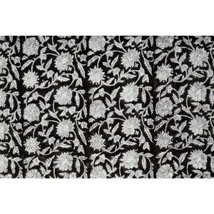 ชุดเดรสผ้าคอตตอนพิมพ์ลายแบบ Peace Block,ผ้าเย็บและผ้าควิลท์พิมพ์ลายด้วยมือสไตล์อินเดีย - Product Image 5