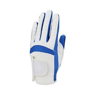 Gant de golf en peau de mouton de qualité supérieure couleur bleue pour enfants main gauche tissu respirant et doux gant de golf pour enfant jeu confortable - Product Image 5