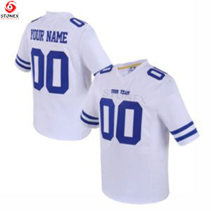 Camiseta de fútbol americano sublimada con el nombre y el número de su equipo personalizado de alta calidad - Product Image 4