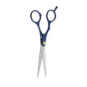 Italian Style Japanese Steel 6.5 Inch Cobalt Blue Custom Logo Professional Barber <b>Scissors</b> <b>Hair</b> <b>Cutting</b> Shears - Product Image 5