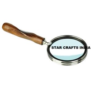 Hot Selling Tiger Pattern Magnifying Glass with Horn Handle Handheld Magnifier Magnifying Lens for Home Living Room Decor - Product Image 1