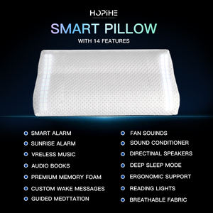 Oreiller intelligent avancé avec réveil au lever du soleil, livres <span class=keywords><strong>audio</strong></span>, relaxation pour la santé du sommeil, utilisation domestique, garantie 1 an pour 5.1 - Product Image 4