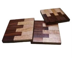 Posavasos de madera moderno y elegante para decoración de mesa, alfombrillas y almohadillas de estilo clásico para restaurante y Hotel hechas a mano - Product Image 6