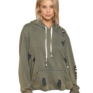 Sudadera con Capucha para Mujer, Personalizada por el Fabricante, Transpirable, de Algodón Grueso, con Bolsillos, Antipilling, Transpirable - Product Image 4