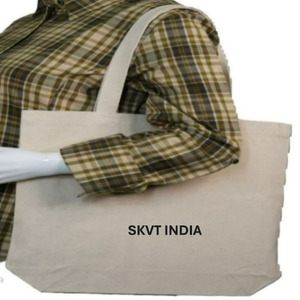 กระเป๋าผ้าฝ้ายออร์แกนิคแบบรีไซเคิล พิมพ์ลายสกรีนตามสั่ง ขายส่ง ใช้ซ้ำได้ เป็นมิตรกับสิ่งแวดล้อม เหมาะสำหรับใส่ของไปทะเล หรือใช้ช้อปปิ้ง - Product Image 1