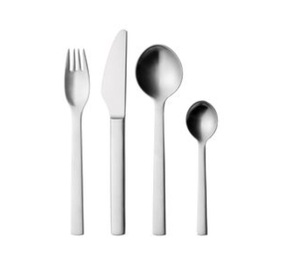 ชุดช้อนส้อมเครื่องเงินสแตนเลสมีสไตล์พร้อมขอบขัดเงาสำเร็จรูปน้ำหนักเบาเป็นพิเศษทนทานต่อการกัดกร่อนระดับพรีเมียม - Product Image 1