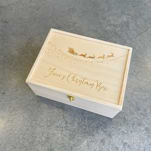 Hinged <b>Christmas</b> Keepsake Storage <b>Box</b> - Product Image 3