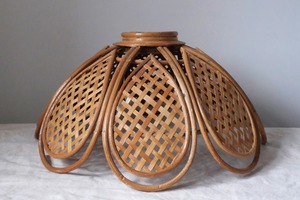 Abat-jour en rotin Vintage pour salon et chambre à coucher, fait par le Vietnam FBA Amazon - Product Image 3