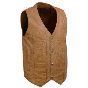 Chaleco de Cuero Casual de Invierno para Hombre MINREX, con Logotipo Personalizable, Color Sólido, Transpirable, Resistente al Viento e Impermeable, Precio Bajo, Lona OEM - Product Image 1