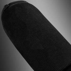Protège-tibias de boxe en coton noir antidérapants à enfiler, protection de la cheville pour l'entraînement de kickboxing, protection des pieds - Product Image 2
