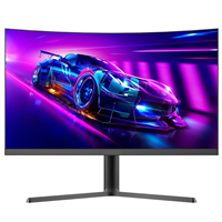 Moniteur de jeu incurvé OEM/ODM, écran plat LED sans cadre, PC incurvé 180/240 Hz, vente en gros, sans bordure, usine, 24/27/32 pouces