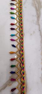 Adornos exclusivos de encaje de nailon floral para lencería y confección, Fabricante Mayorista con soporte de exportación a granel - Product Image 4