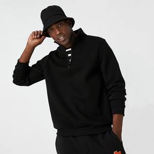 Customizable 1/4 Quarter Zip Pullover <b>Undershirt</b> Slim <b>Long</b> <b>Sleeve</b> T-Shirt O-Neck for Winter Running Gym Workouts Blank Shirt - Product Image 6