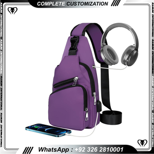 Sac à bandoulière de sport sac à dos en bandoulière sac de poitrine pour femme sac à bandoulière - Product Image 3