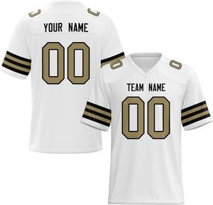 Camisetas de Fútbol Americano 2026, Fabricante Personalizado, Suministro de Secado Rápido, 100% Poliéster, Impresión por Transferencia de Calor, Logotipo del Equipo, Manga Corta - Product Image 3