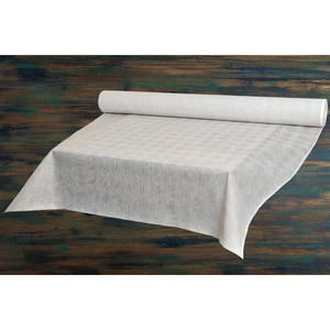 <b>White</b> 1.20x50m Espiral Print <b>Tablecloth</b> Roll Novotex TNT B2B - Product Image 1