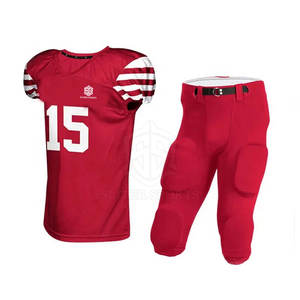 Ropa deportiva de equipo Uniforme de fútbol americano de secado rápido Uniforme de fútbol americano hecho en Pakistán - Product Image 1