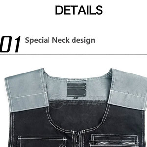 Chaleco de trabajo de nuevo estilo Seguridad para protección Chaleco de trabajo de seguridad de la mejor calidad para uso masculino 2025 - Product Image 3
