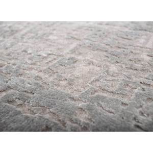 Alfombra Kavi Gris y Negra, Tejida a Mano con Lana, Bambú y Seda, Diseño de Teoría del Caos, Abstracta, Afelpada, para el Hogar, Pasillo, Modelo Rectangular Esk-9014 - Product Image 3